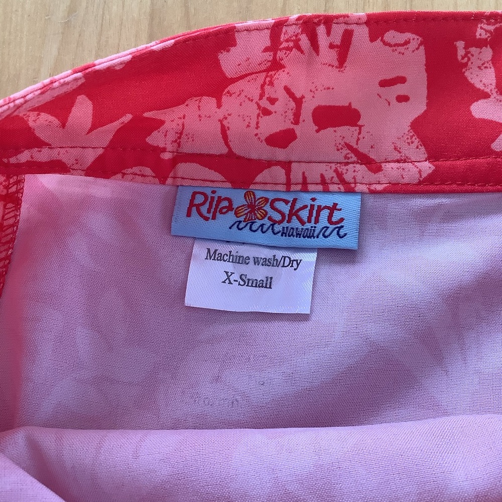 Ripskirt Hawaii Hibiscus Length 2 Wrap Skirt XS - Picture 5 of 7